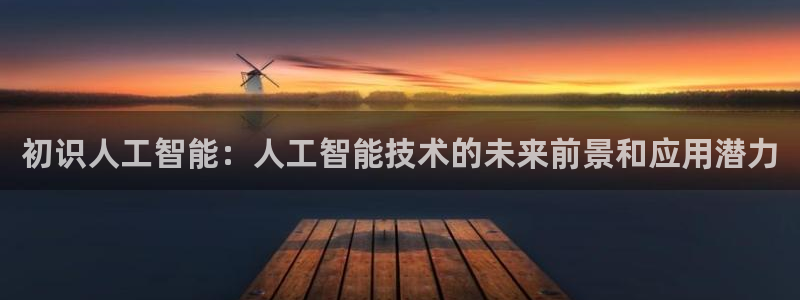 初识人工智能：人工智能技术的未来前景和应用潜力