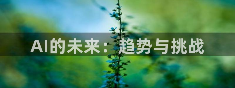 AI的未来：趋势与挑战