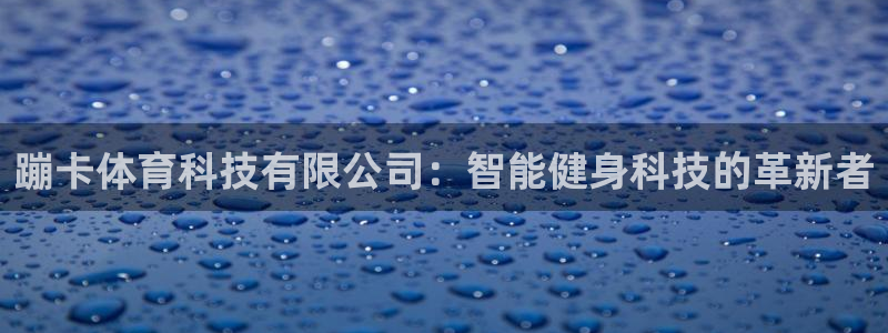 蹦卡体育科技有限公司：智能健身科技的革新者