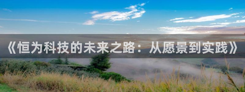 《恒为科技的未来之路：从愿景到实践》