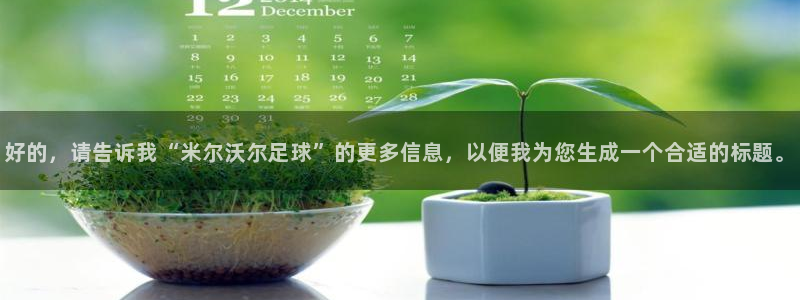 好的，请告诉我“米尔沃尔足球”的更多信息，以便我为您生成一个合适的标题。
