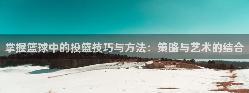 掌握篮球中的投篮技巧与方法：策略与艺术的结合